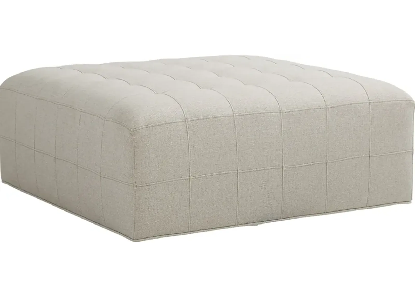 Calvin Heights Oatmeal Textured Cocktail Ottoman