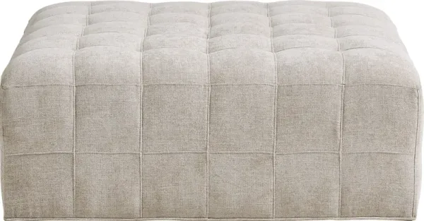 Calvin Heights Mushroom Textured Cocktail Ottoman