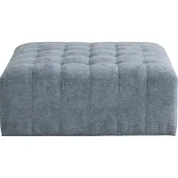 Calvin Heights Chambray Textured Cocktail Ottoman