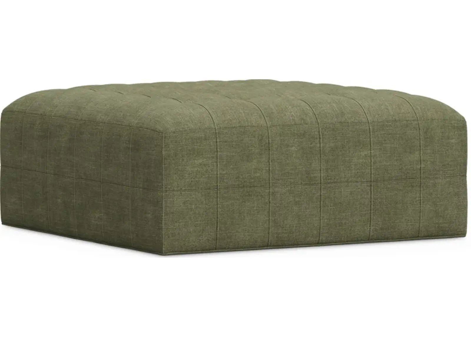 Calvin Heights Avocado Chenille Cocktail Ottoman