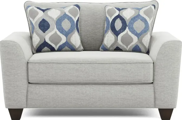 Dennin Heights Gray 8 Pc Living Room with Sleeper Sofa