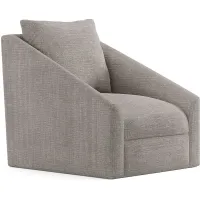 Sheridan Square Gray Swivel Accent Chair