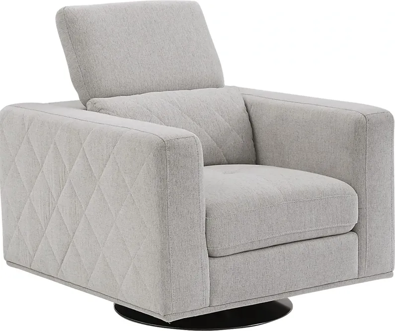 Via Sorrento Dove Swivel Chair