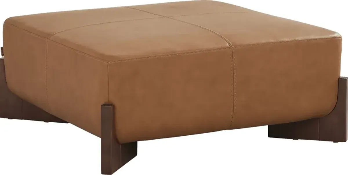 Danbury Lakes Brown Cocktail Ottoman