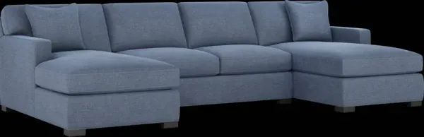 Harmonie Sapphire 3 Pc Gel Foam Sleeper Sectional