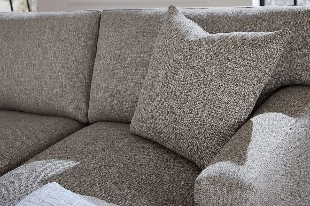 Harmonie Gray 3 Pc Sleeper Sectional