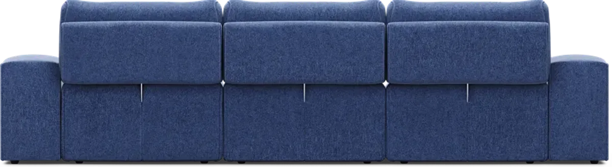 Laney Blue 6 Pc Sectional Living Room