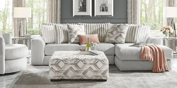 Moreau Street Gray 5 pc Sectional Living Room