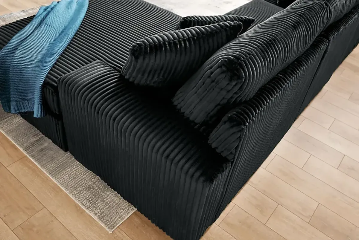 Lexford Park Black 6 Pc Sectional