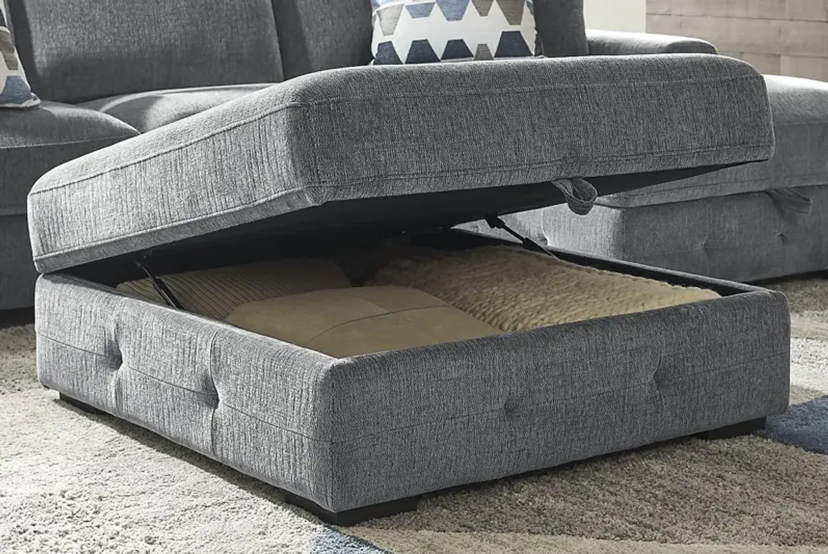 Marcola Ash Storage Cocktail Ottoman