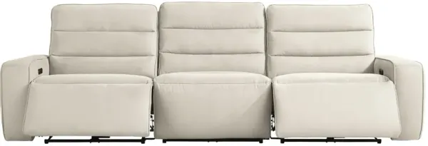 Del Mar Ivory Dual Power Sofa