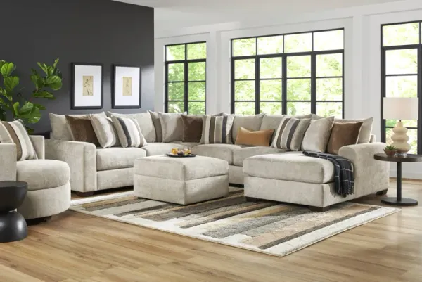 Martin Brown 6 Pc Sectional Living Room