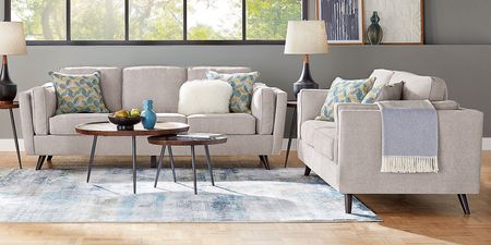 Arlington Platinum 8 Pc Living Room with Sleeper Sofa