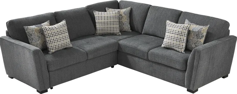 Eaton Heights Denim 2 Pc Sleeper Sectional by Rooms To Go