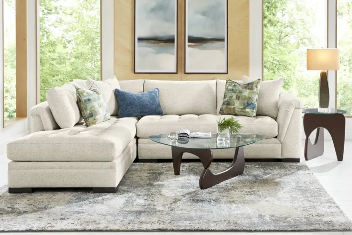 Harper Beige 2 Pc Sectional