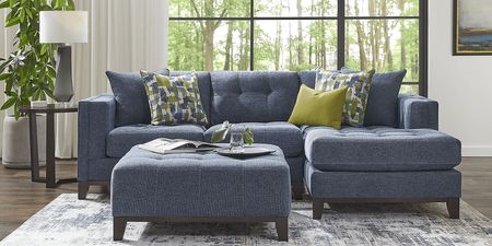 Chatham Navy 2 Pc Sectional
