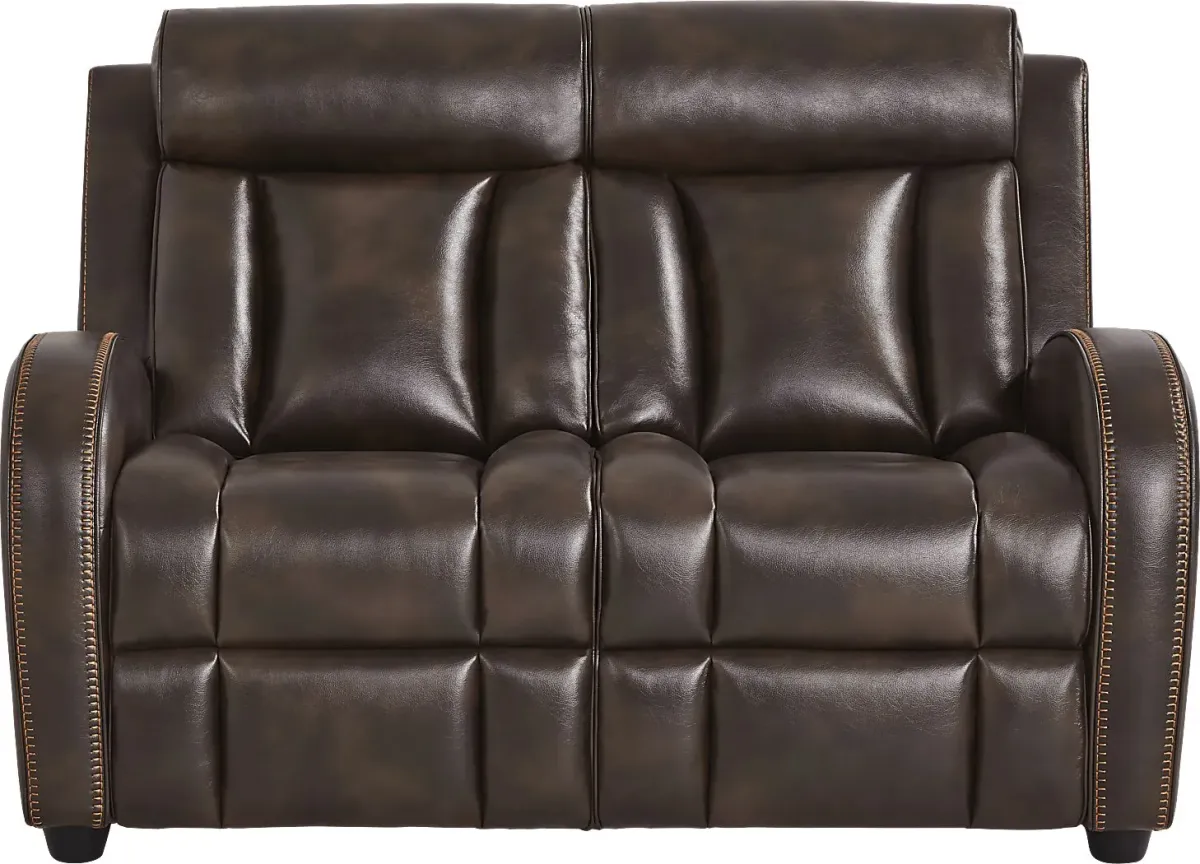 Copperfield Brown 6 Pc Living Room with Dual Power Reclining Sofa