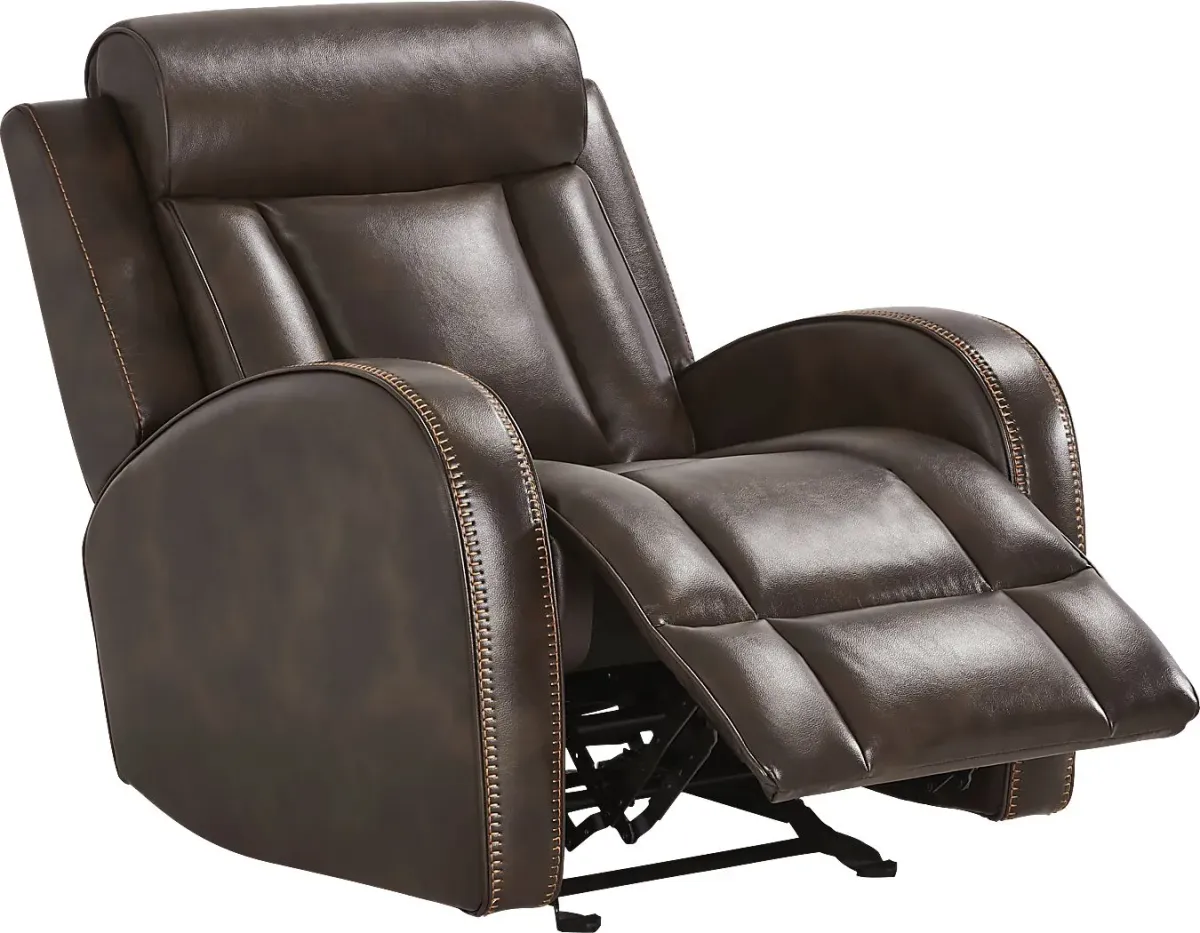 Copperfield Brown 6 Pc Living Room with Dual Power Reclining Sofa