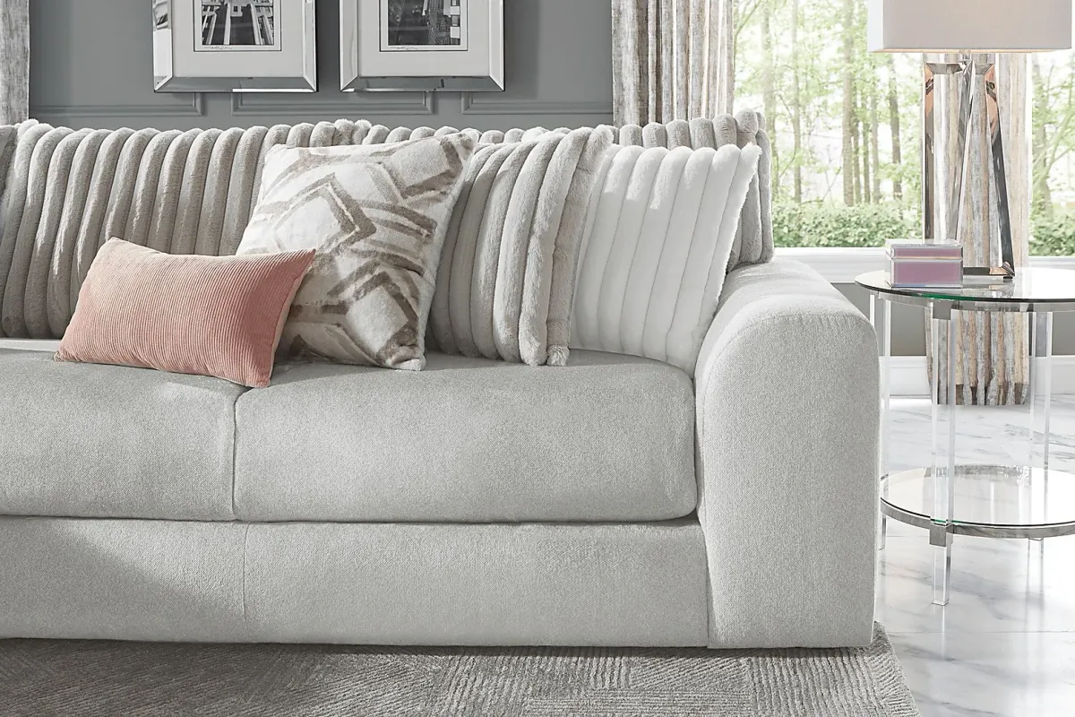 Moreau Street Gray 6 pc Sectional Living Room