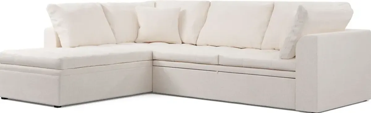 Sheridan Square Off-White 2 Pc Sleeper Sectional