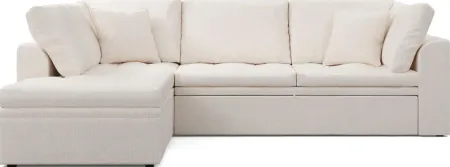 Sheridan Square Off-White 2 Pc Sleeper Sectional