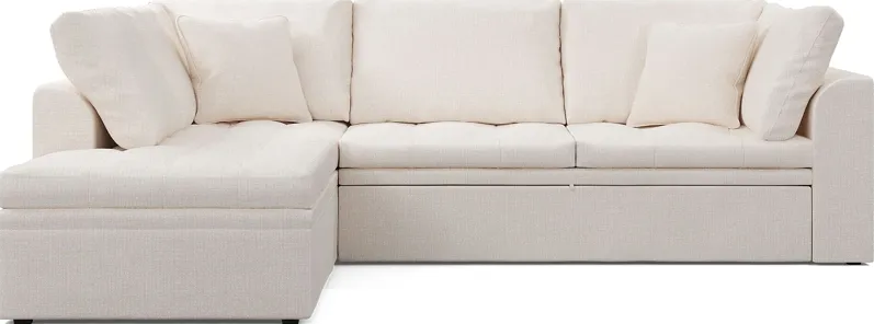 Sheridan Square Off-White 2 Pc Sleeper Sectional