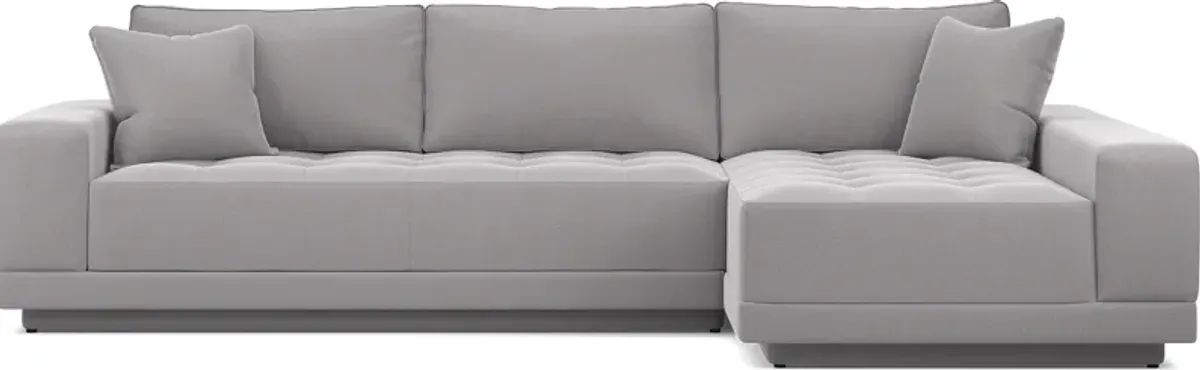 Milano Smoke 2 Pc Sectional