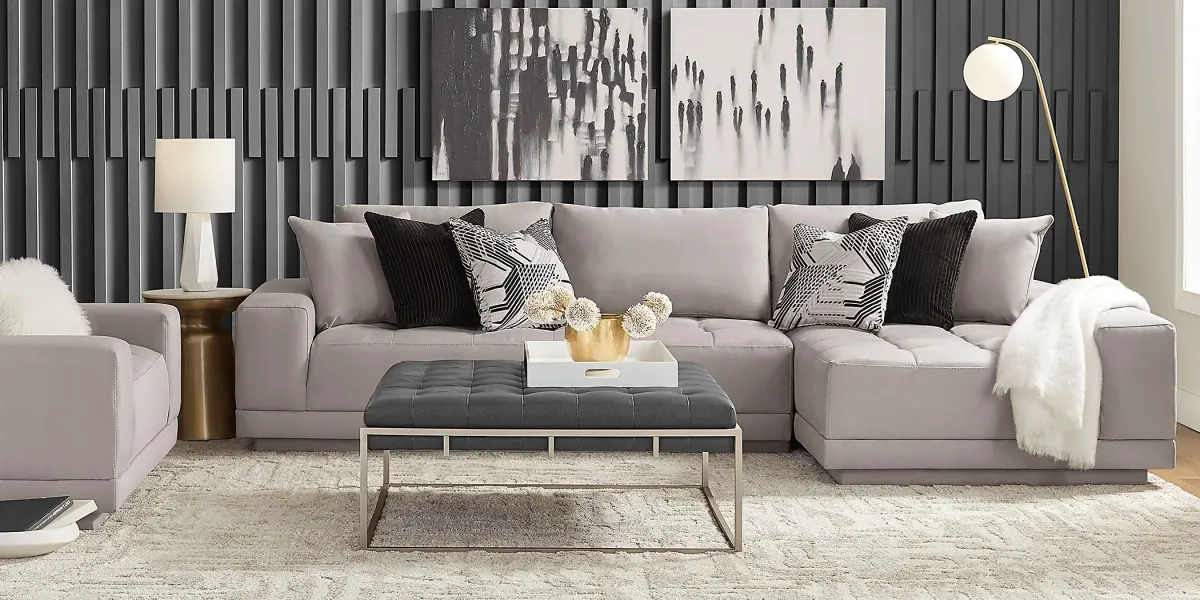 Milano Platinum 2 Pc Sectional