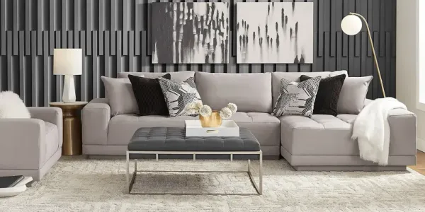 Milano Platinum 2 Pc Sectional