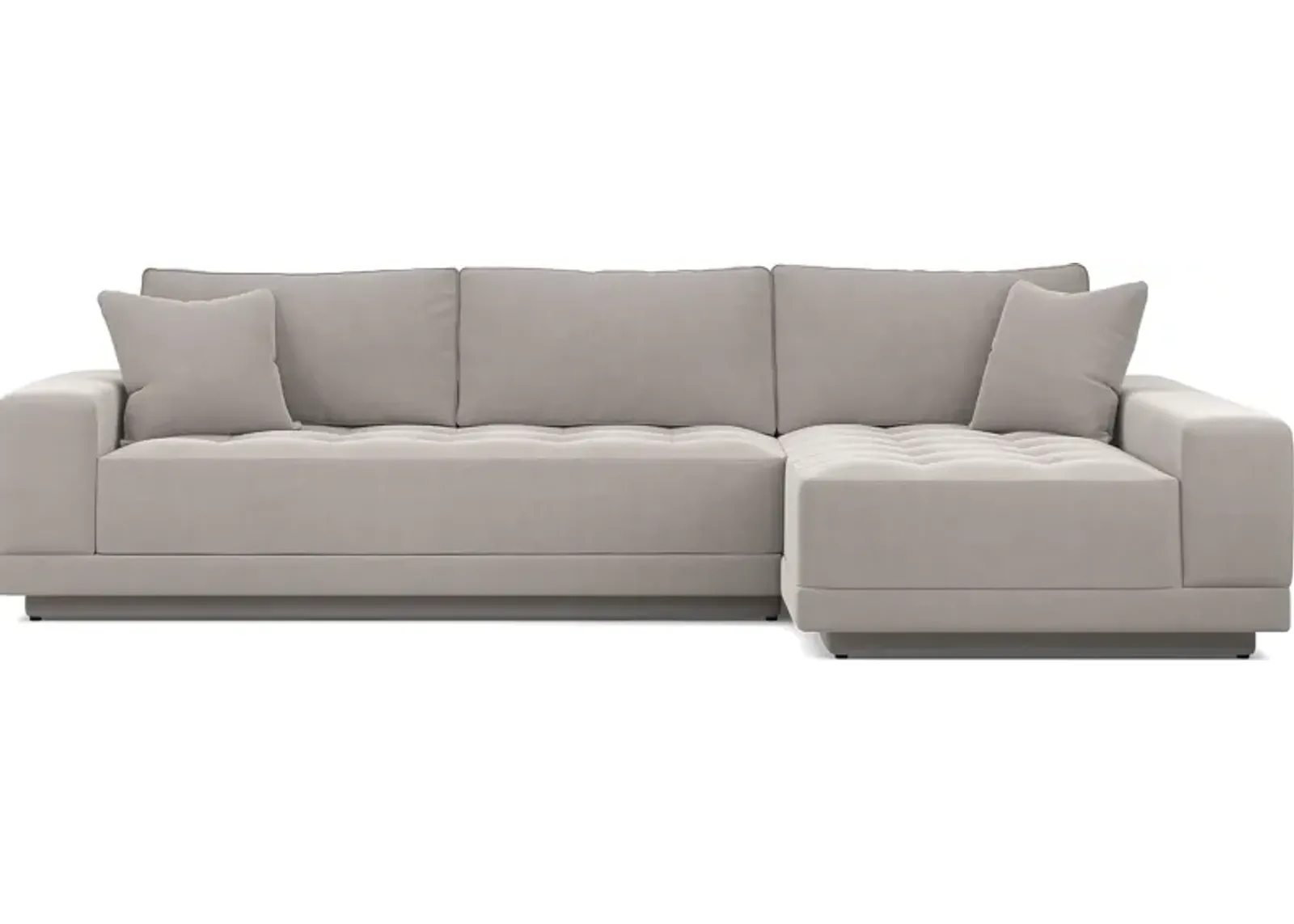 Milano Platinum 2 Pc Sectional