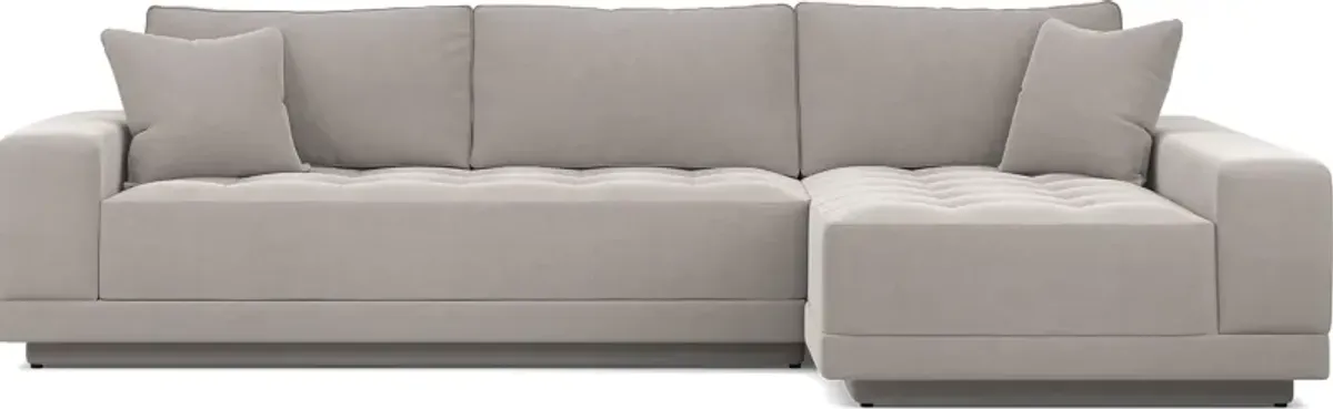 Milano Platinum 2 Pc Sectional