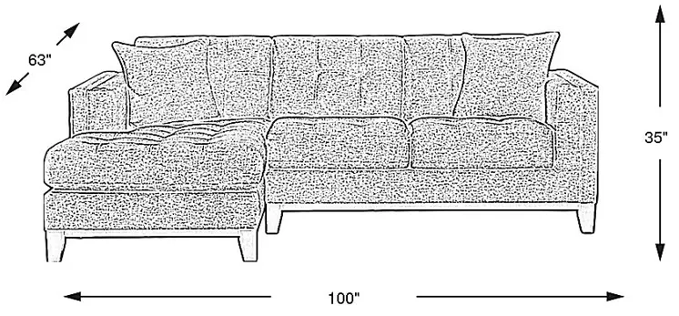 Chatham Gray 2 Pc Sectional