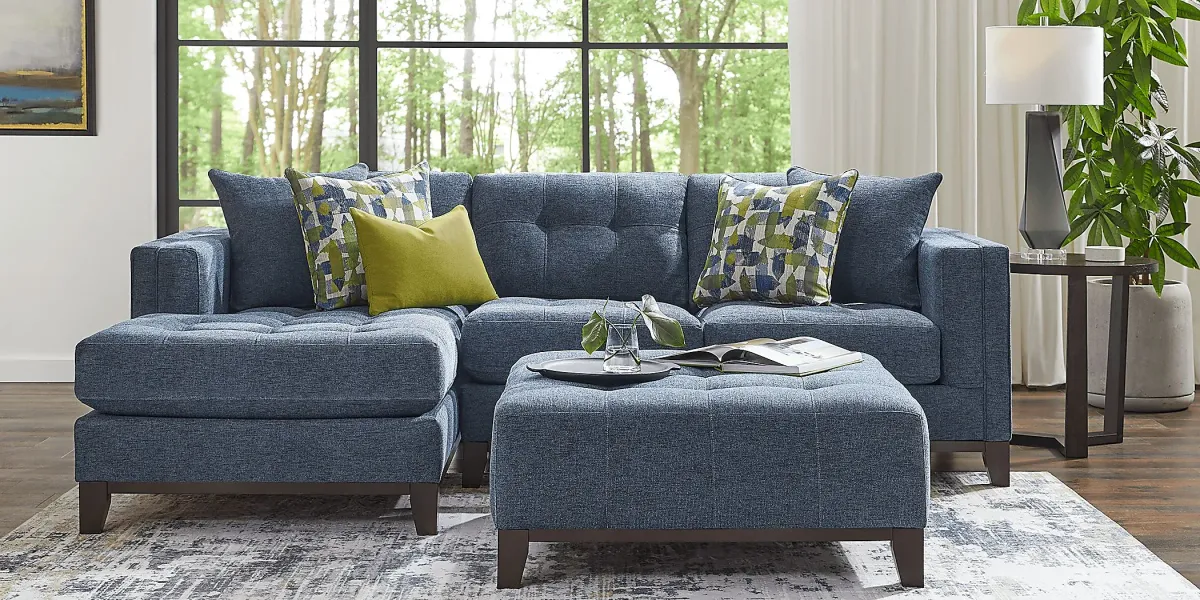 Chatham Navy 2 Pc Sectional