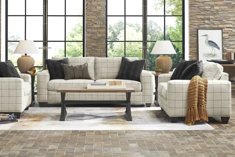 Rutherford Beige 7 Pc Living Room