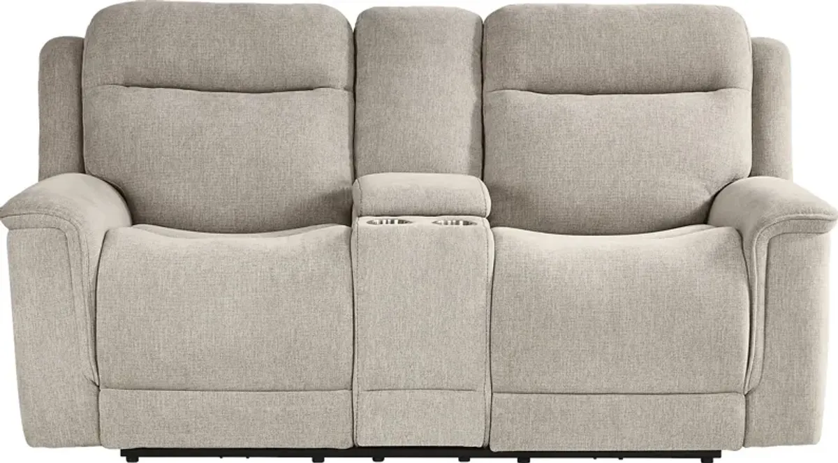 Kamden Place Cement 7 Pc Dual Power Reclining Living Room