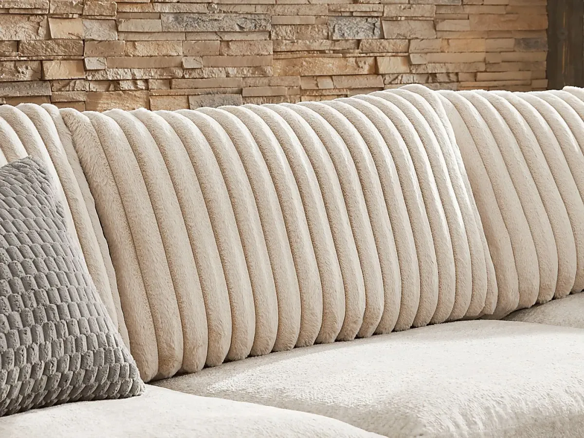 Hudson Street Beige 2 Pc Sectional