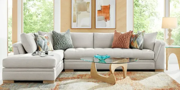 Harper Gray 2 Pc XL Sectional