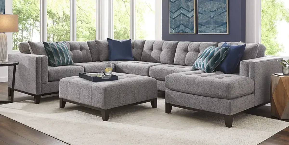 Chatham Gray 3 Pc Sectional