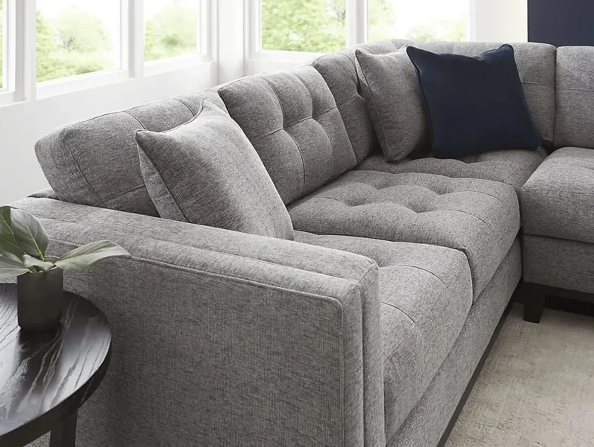 Chatham Gray 3 Pc Sectional