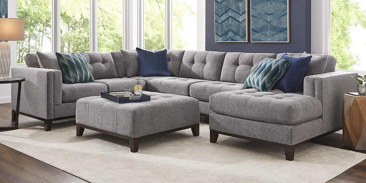 Chatham Gray 3 Pc Sectional