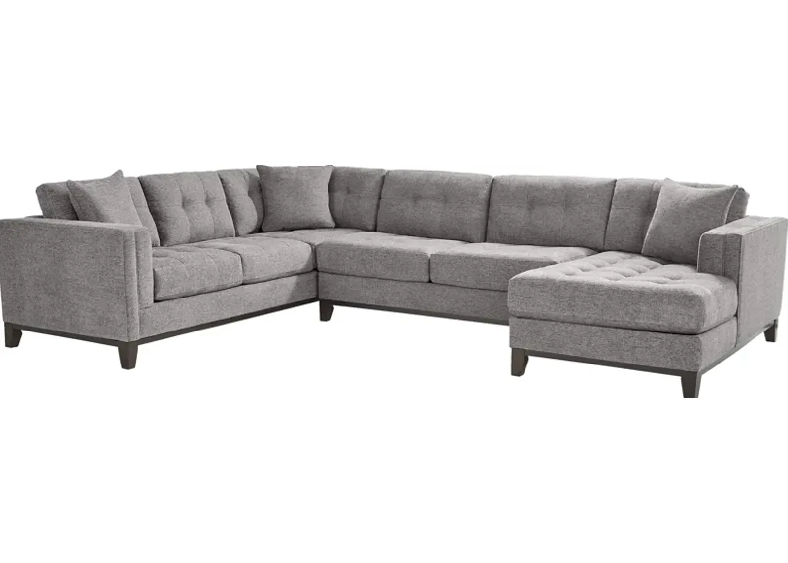 Chatham Gray 3 Pc Sectional