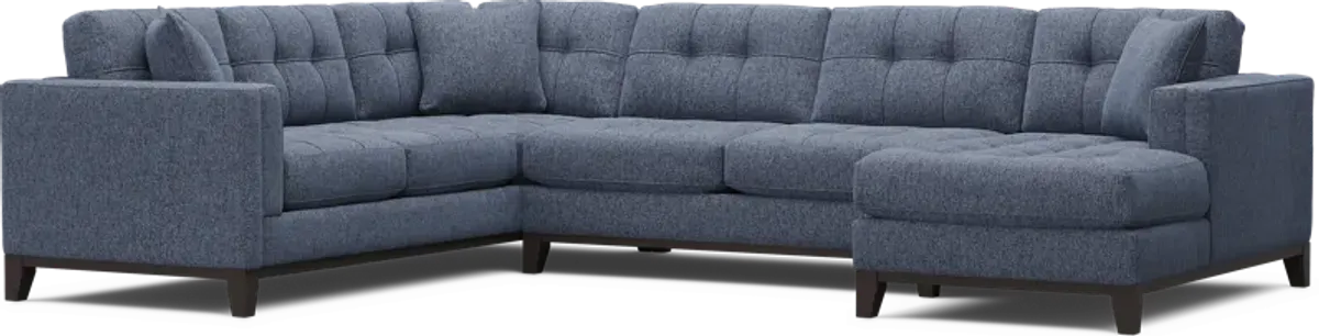 Chatham Navy 3 Pc Sectional