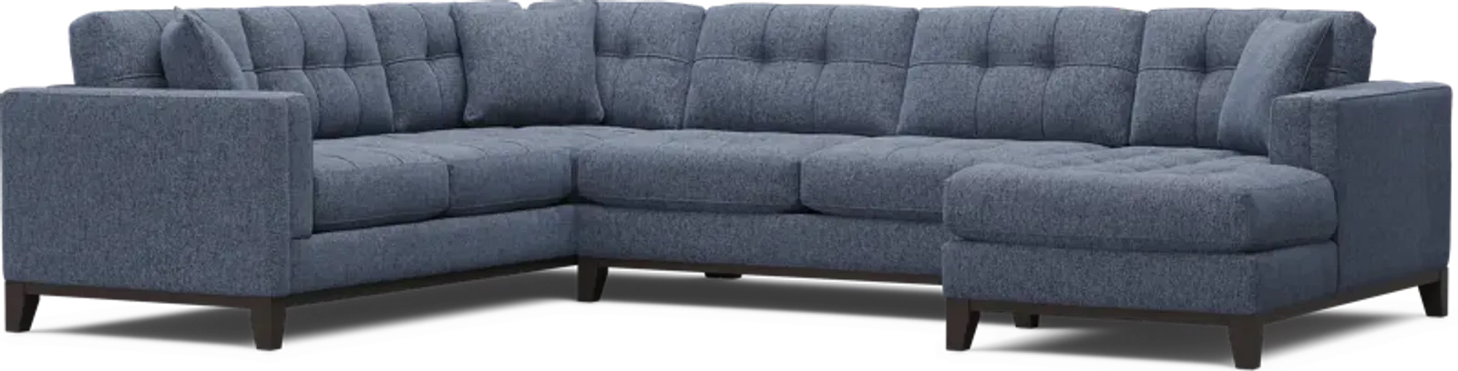 Chatham Navy 3 Pc Sectional