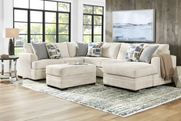 Copley Place Linen 3 Pc Sectional Living Room