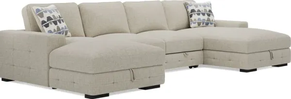Marcola Sand 3 Pc Sleeper Sectional