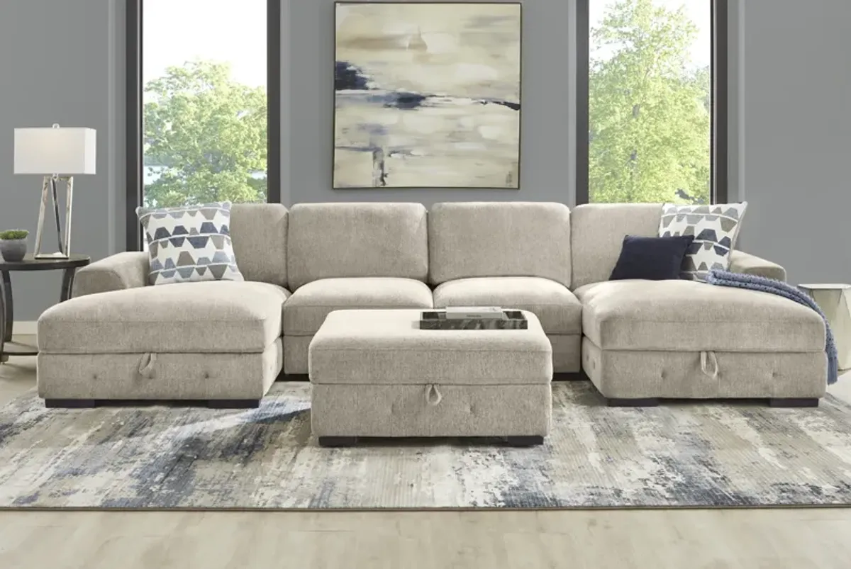 Marcola Sand 3 Pc Sleeper Sectional