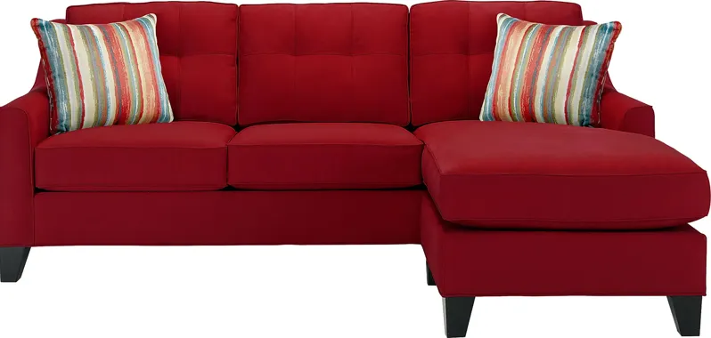 Madison Place Cardinal Microfiber Sleeper Chaise Sofa