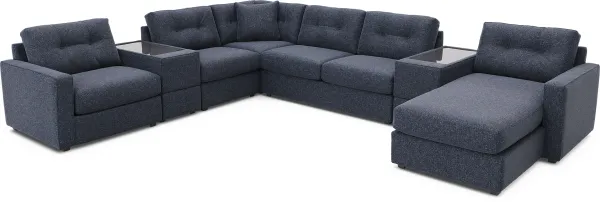 Navy 7 Pc ModularOne Sleeper