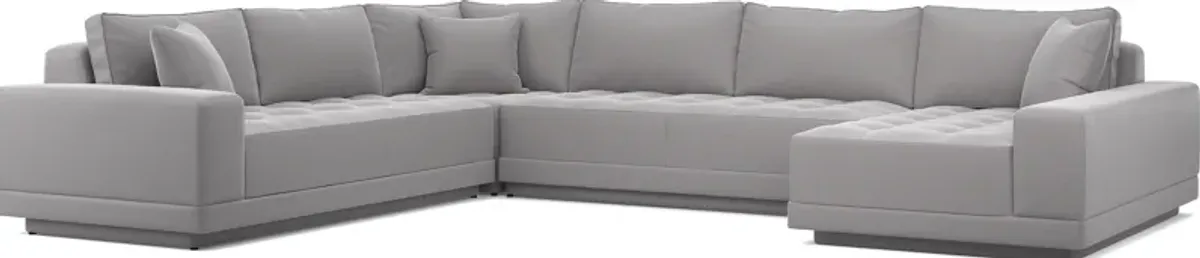 Milano Smoke 4 Pc Sectional