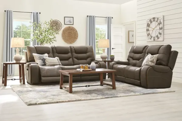 Laredo Springs Brown 7 Pc Living Room with Reclining Sofa